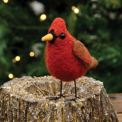 Christmas Cardinal Felt Ornament