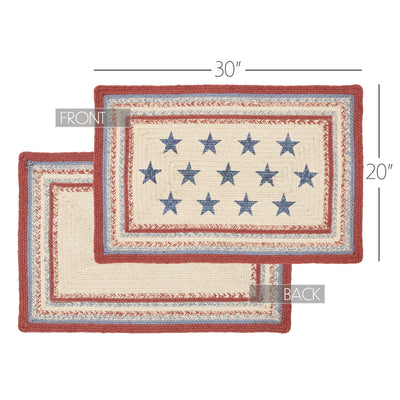 Celebration Americana Jute Rug 20" x 30"