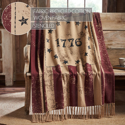 My Country 1776 Woven Throw 50" x 60"