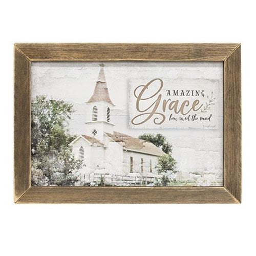 Amazing Grace How Sweet the Sound Framed Print