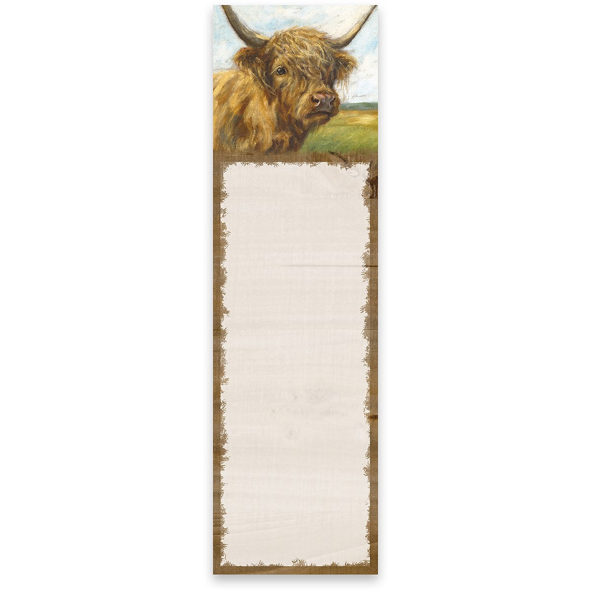 💙 Highland Cow Magnetic List Pad