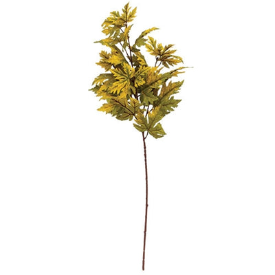 Early Fall Turning Maple Leaf 36.5" Faux Foliage Spray