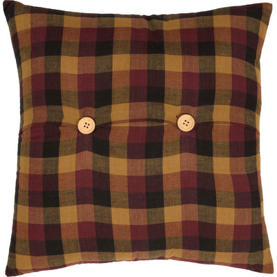 Heritage Farms Primitive Check Fabric Pillow 16'' x 16''