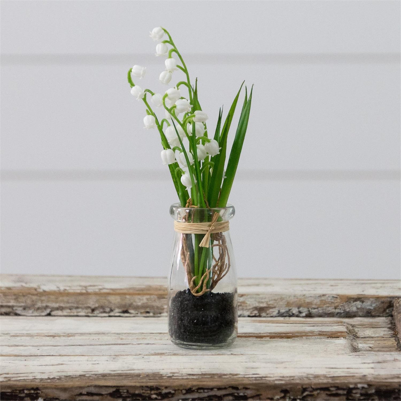 🎄Faux Lily of the Valley in Mini Glass Jar