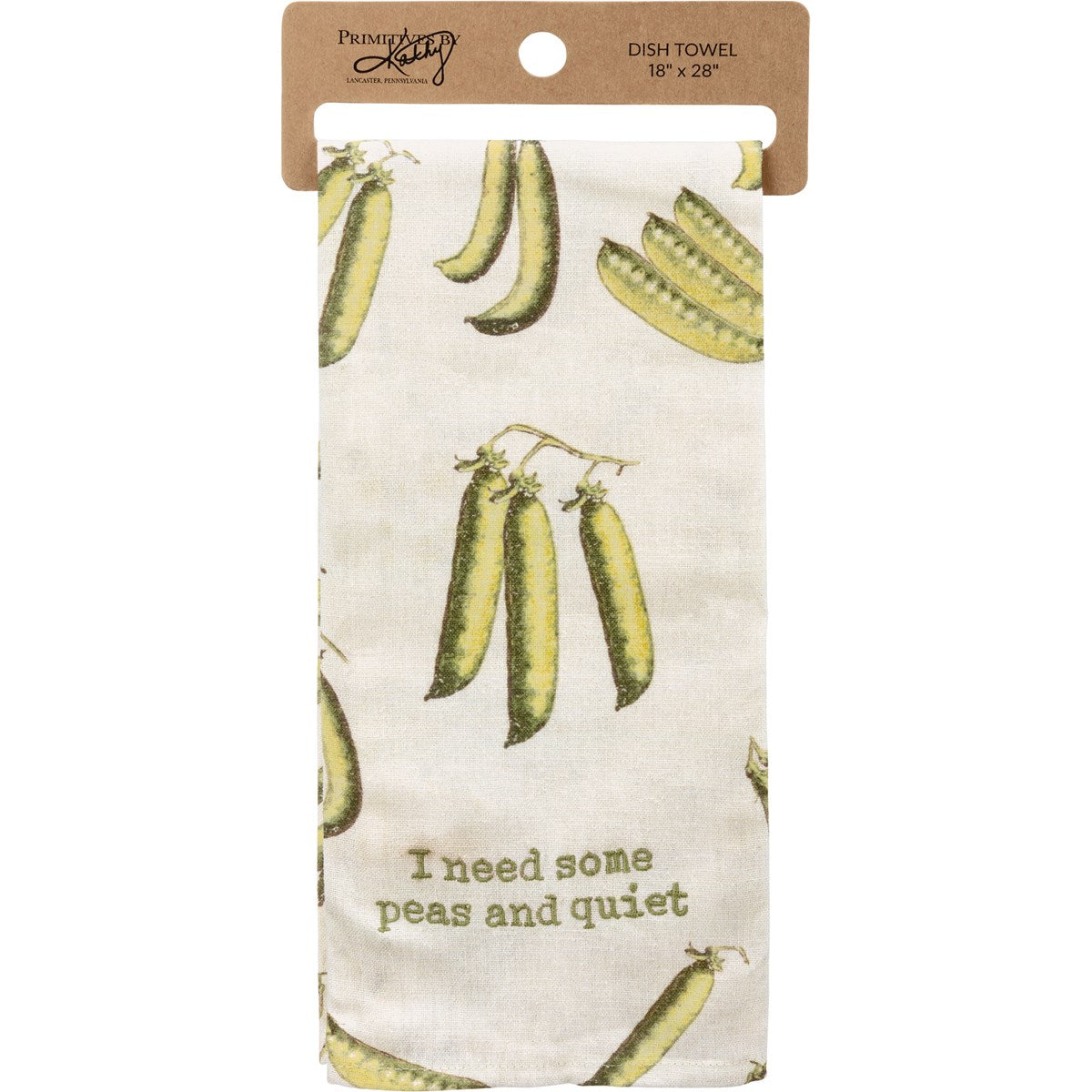 💙 I Need Some Peas And Quiet Kitchen Towel