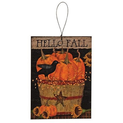 Set of 3 Primitive Pumpkin Patch Friends Ornaments