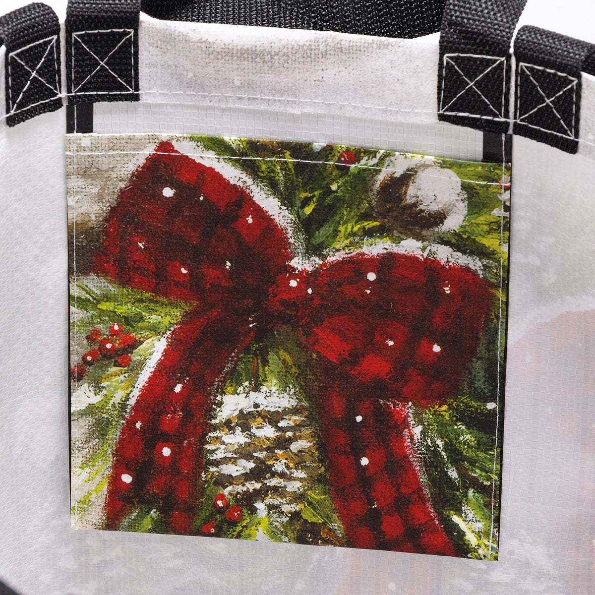 Winter Wreath Reusable Market Tote Bag