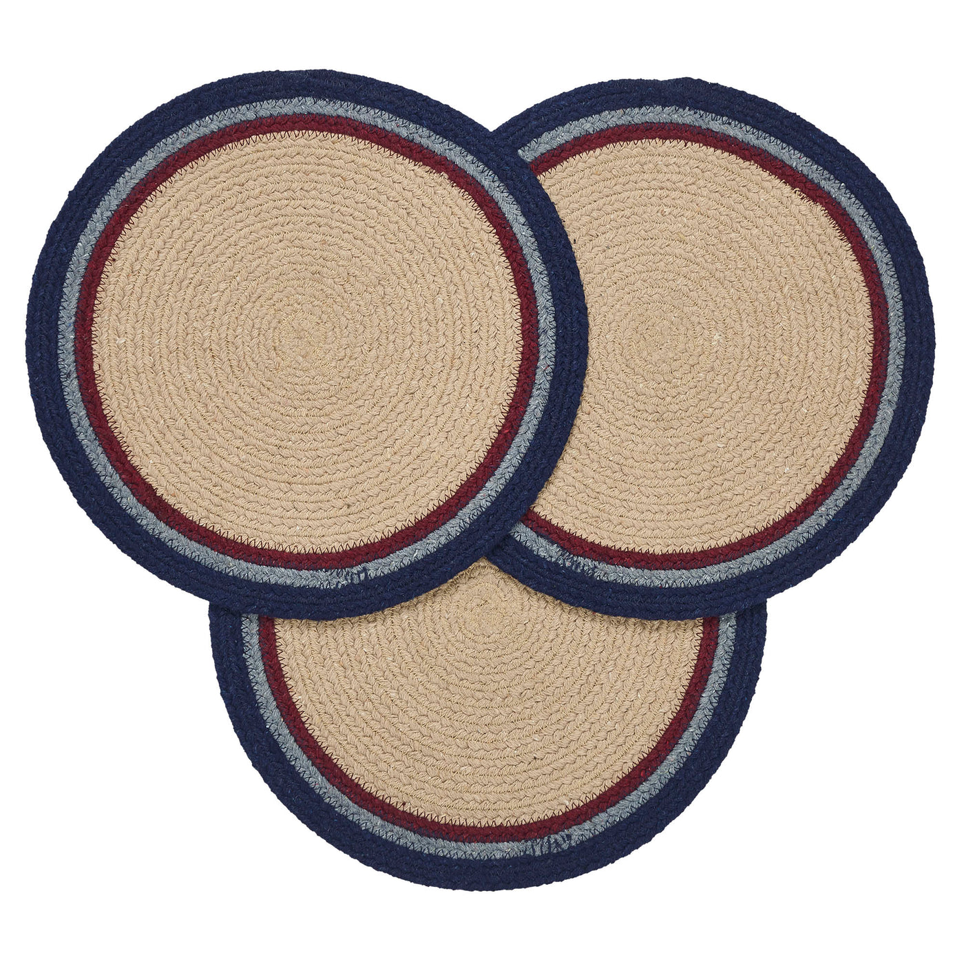 Set of 3 Americana Trivet Stencil Stars 12 inch Diameter