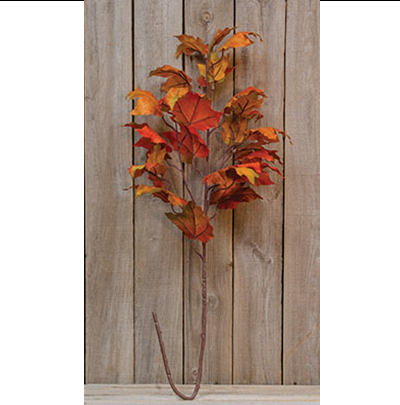 💙 Fall Maple Leaves 37" Faux Fall Foliage Stem