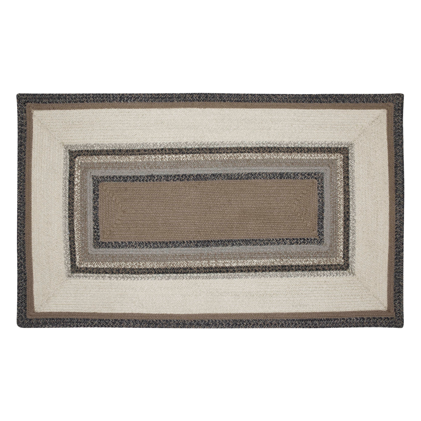 Floral Vine Jute 60" Rectangle Rug w/ Pad