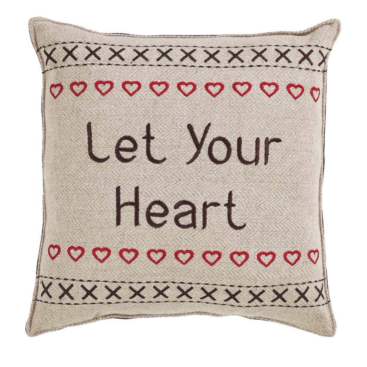 Set of 2 Merry Little Christmas Pillows Let Your Heart Be Light