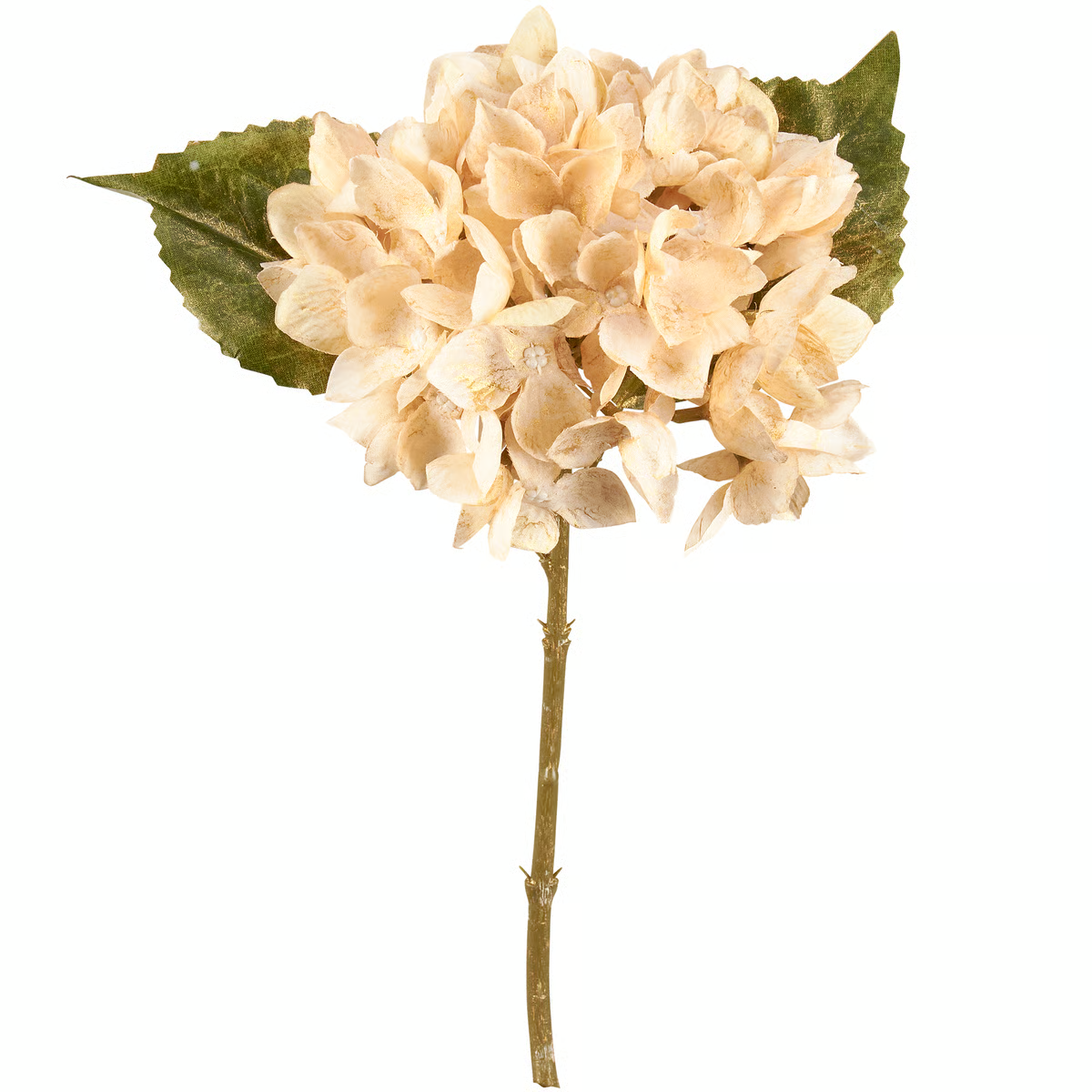 Cream Hydrangea 12" Faux Floral Stem