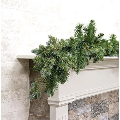 Mixed Blue Spruce 9 Ft Faux Evergreen Garland