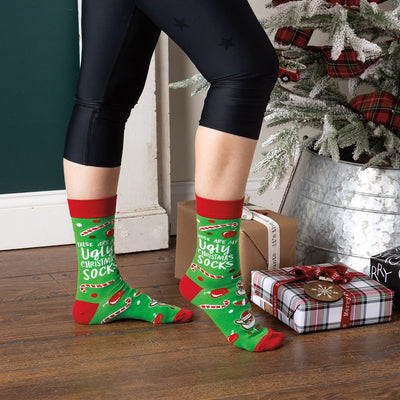 💙 These Are My Ugly Christmas Socks Fun Novelty Socks
