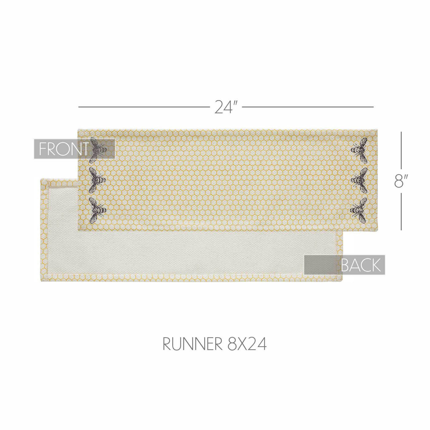 Buzzy Bees 24" Table Runner