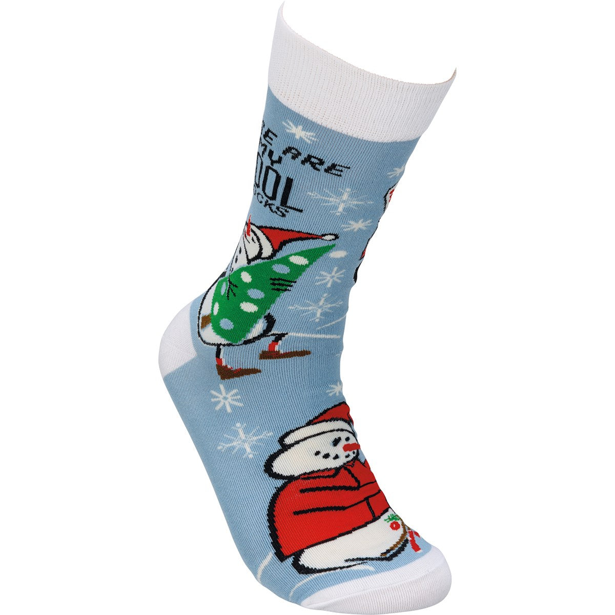 These Are My Cool Fun Christmas Snowmen Socks