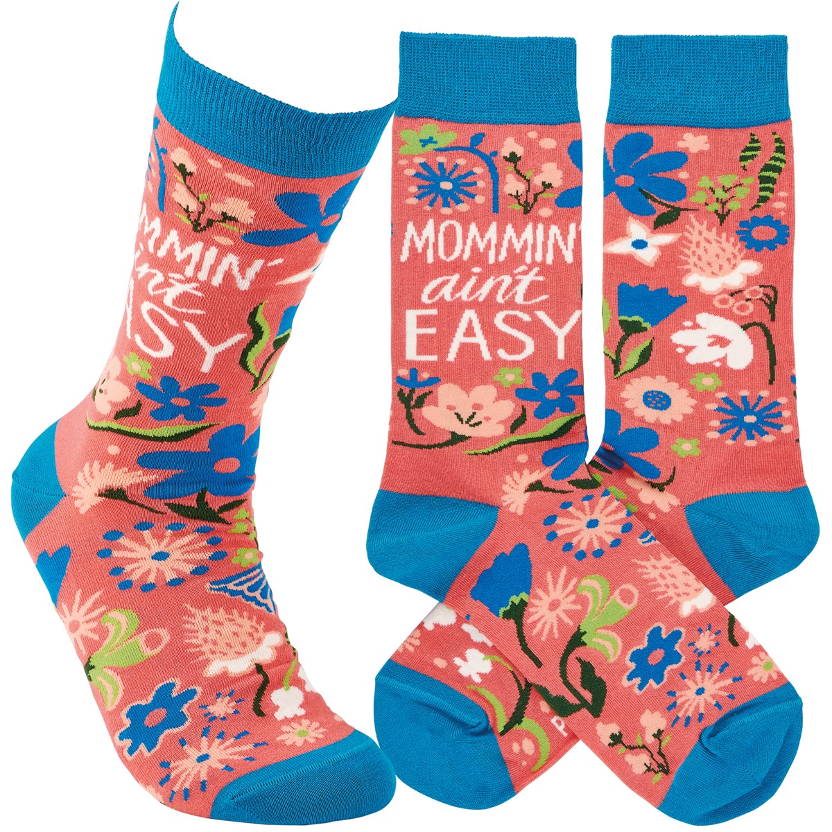 Mommin' Ain't Easy Fun Novelty Socks