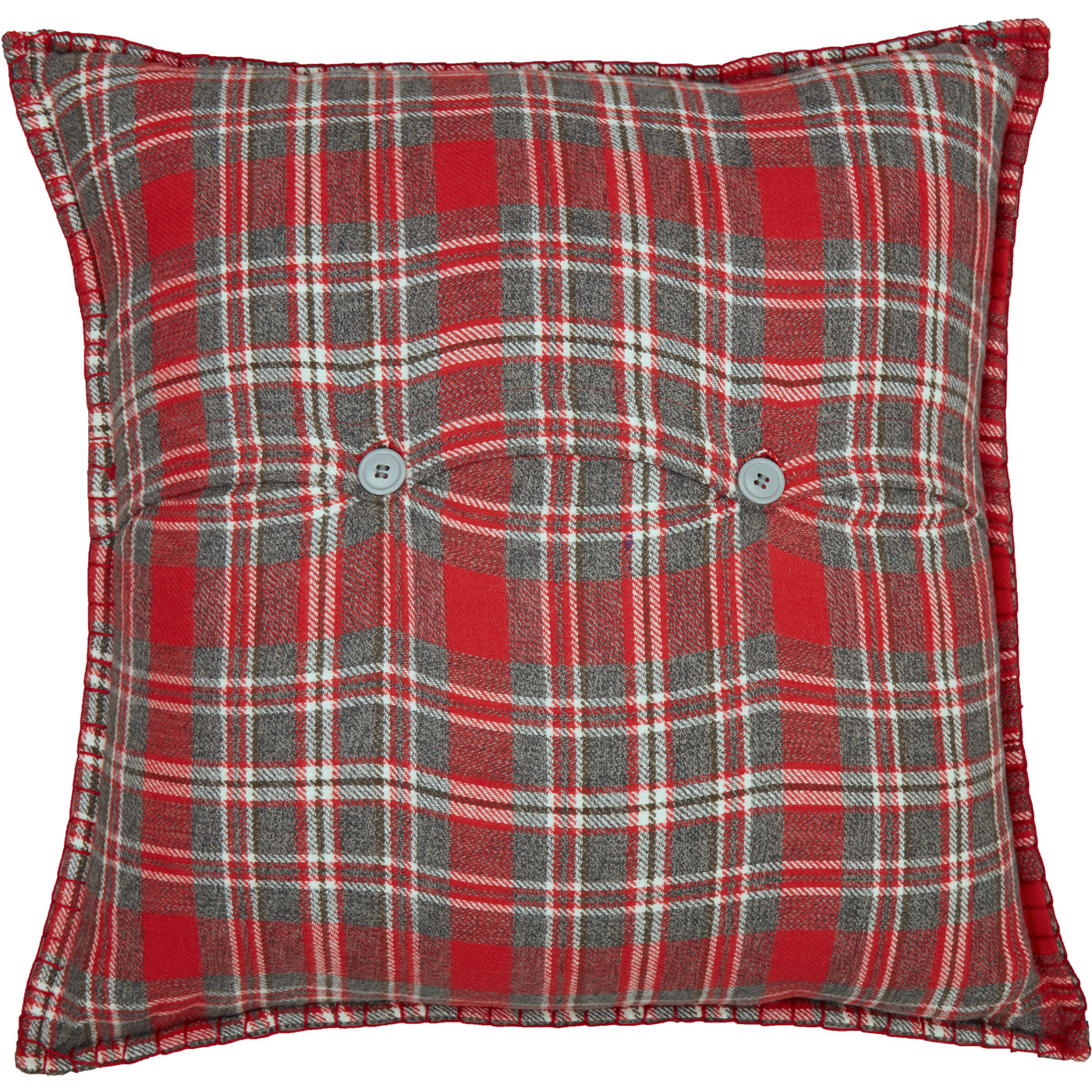 Warm Wishes Tartan Pillow 18"