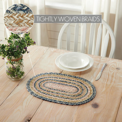 Kaila Jute Oval Placemat 10'' x 15''