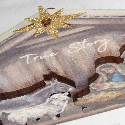 DAY 21 ✨ 25 Days of Ornaments ✨ True Story Nativity Ornament