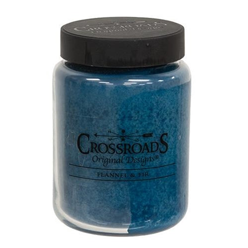 Crossroads Flannel & Fir 26 oz Jar Candle