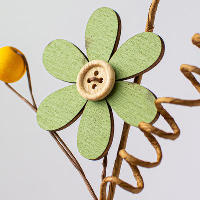 💙 Daisy Wooden Cutouts 28" Floral Spray