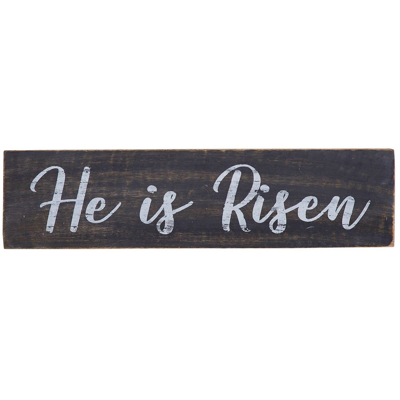 He Is Risen 12" Distressed Wooden Sign