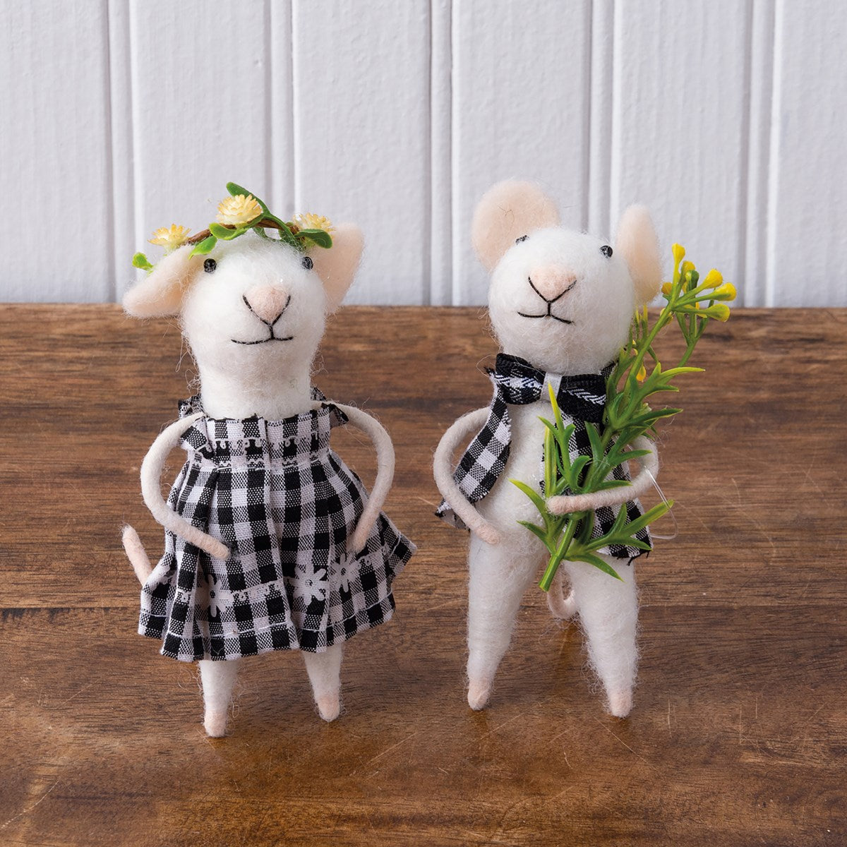 💙 Sam And Sue Felt Mice Critter Set – Blueberry Lane Shop