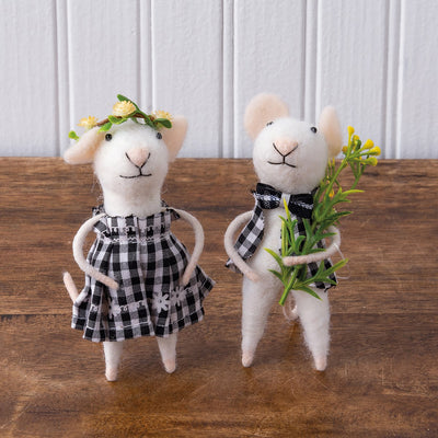 Sam And Sue Felt Mice Critter Set