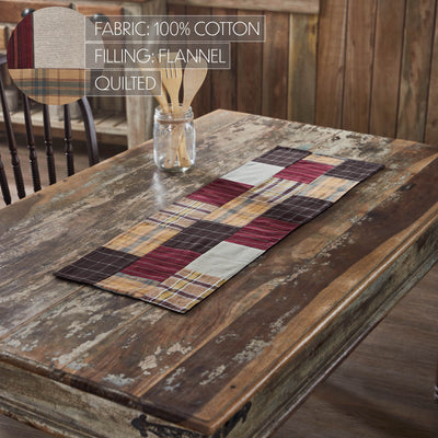 Wyatt Runner Quilted 36" Table Runner