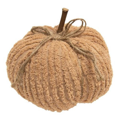 💙 Dusty Orange Chenille 6" Pumpkin