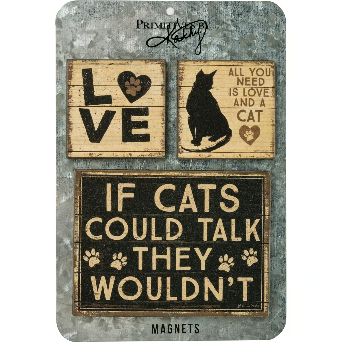 All You Need Is Love And A Cat Magnet Set