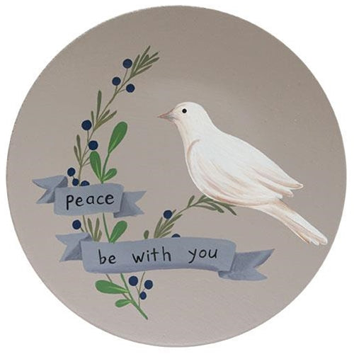 Peace Be With You Dove 8" Decorative Plate