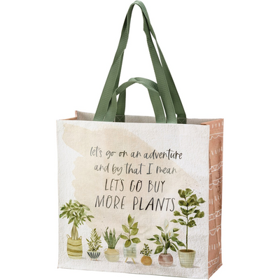 💙 Let's Go Buy More Plants Market Tote