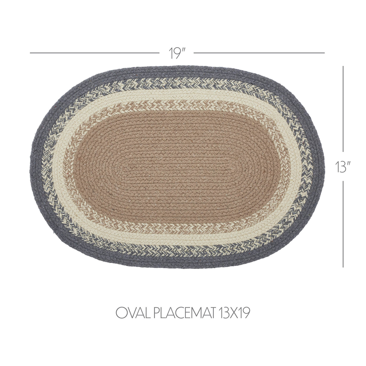 Finders Keepers 19" Oval Placemat