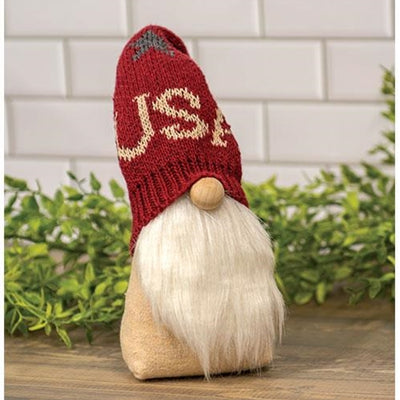💙 Knit USA Hat Gnome Fabric Figure