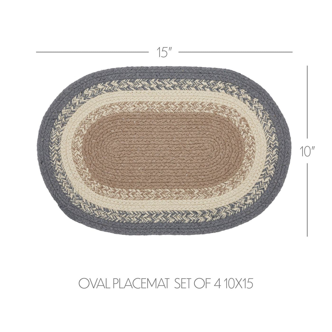 Set of 4 Finders Keepers Oval Placemats