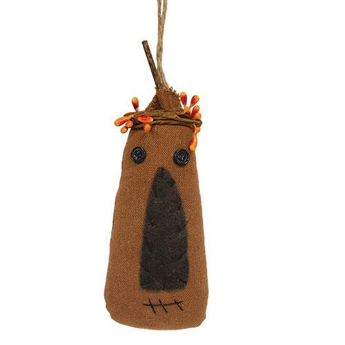 💙 Primitive Jack Face Fabric Halloween Ornament