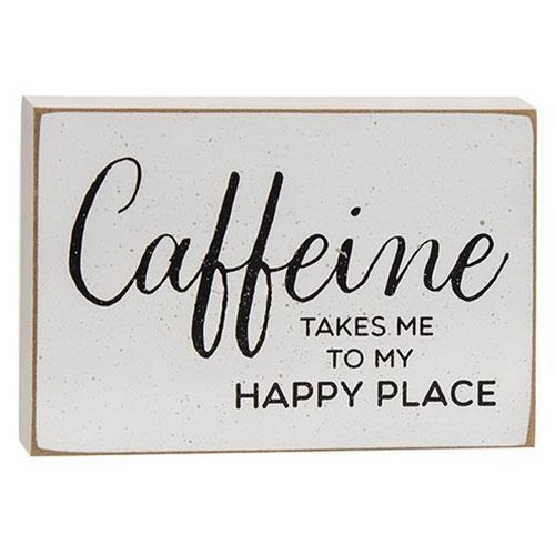 Set of 3 Coffee Is My Soulmate Small Wooden Blocks