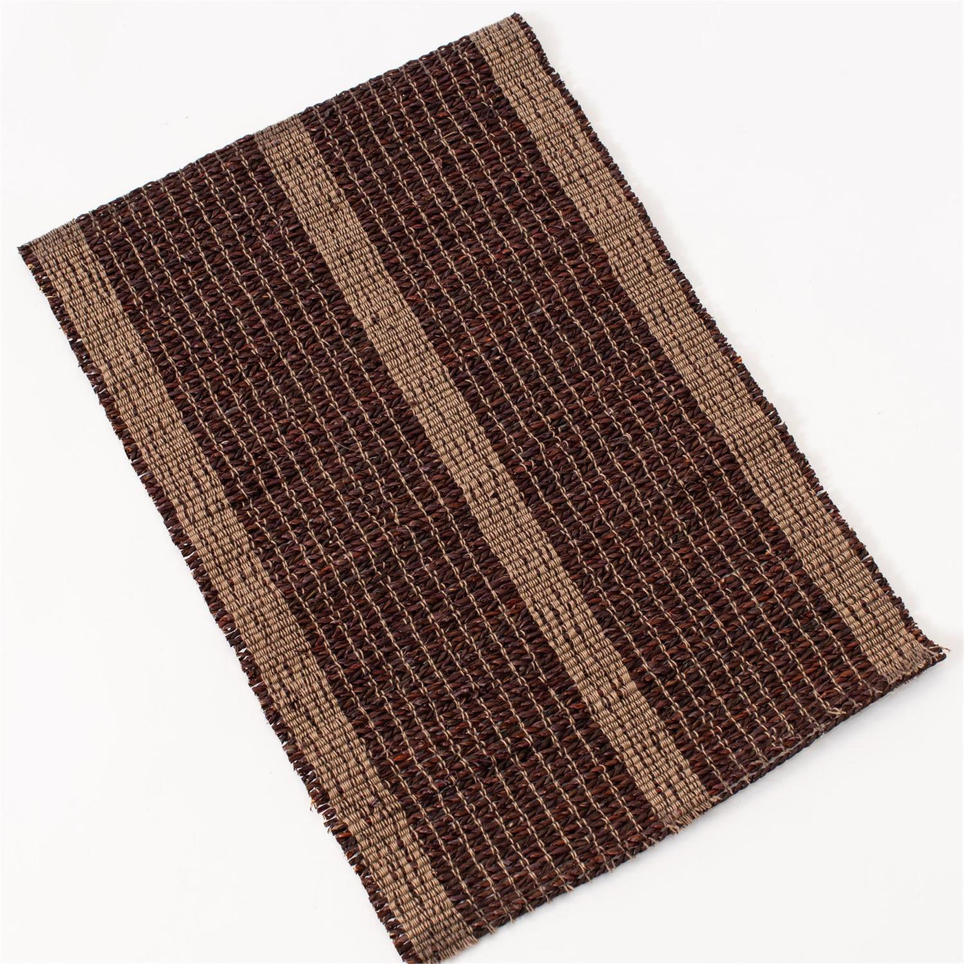 Brown And Tan Woven Seagrass Placemat