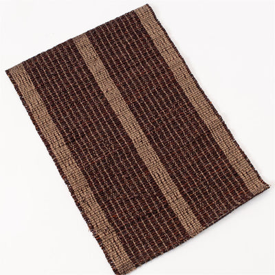 Brown And Tan Woven Seagrass Placemat