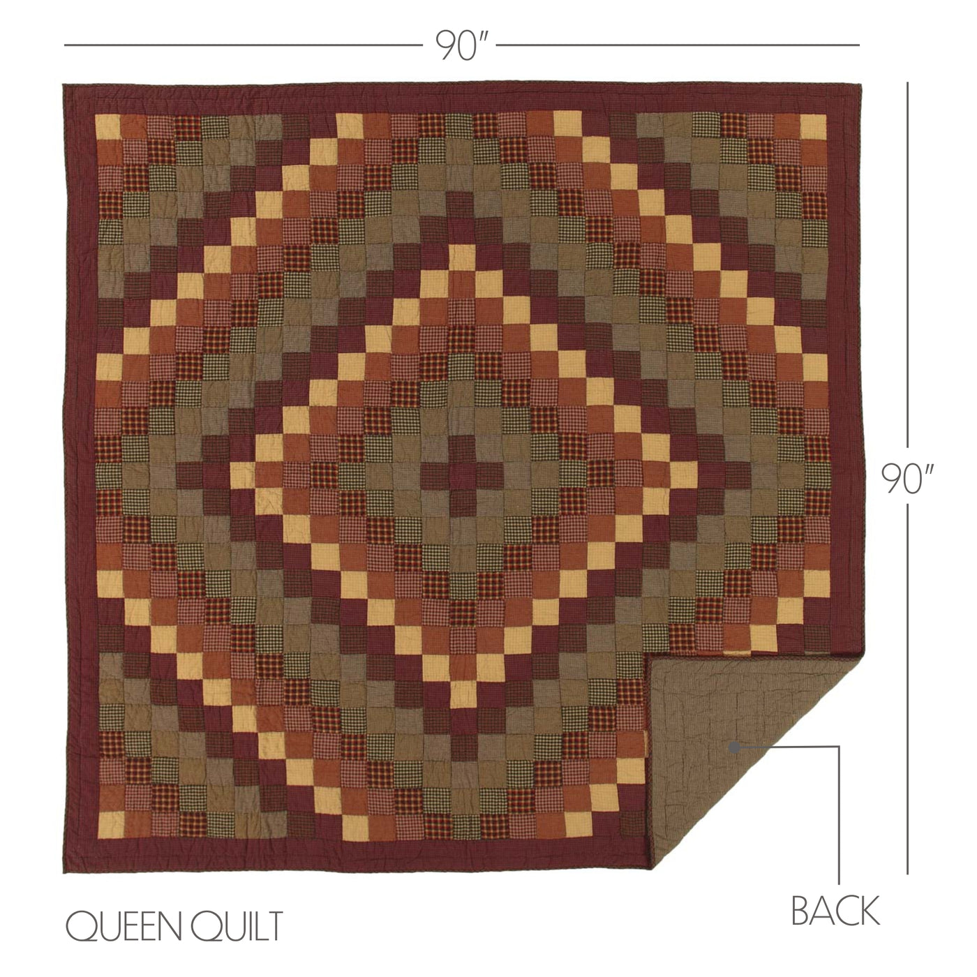 Heritage Farms Queen Quilt 90'' W x 90'' L