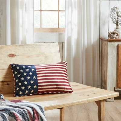Stars & Stripes Americana Accent Pillow
