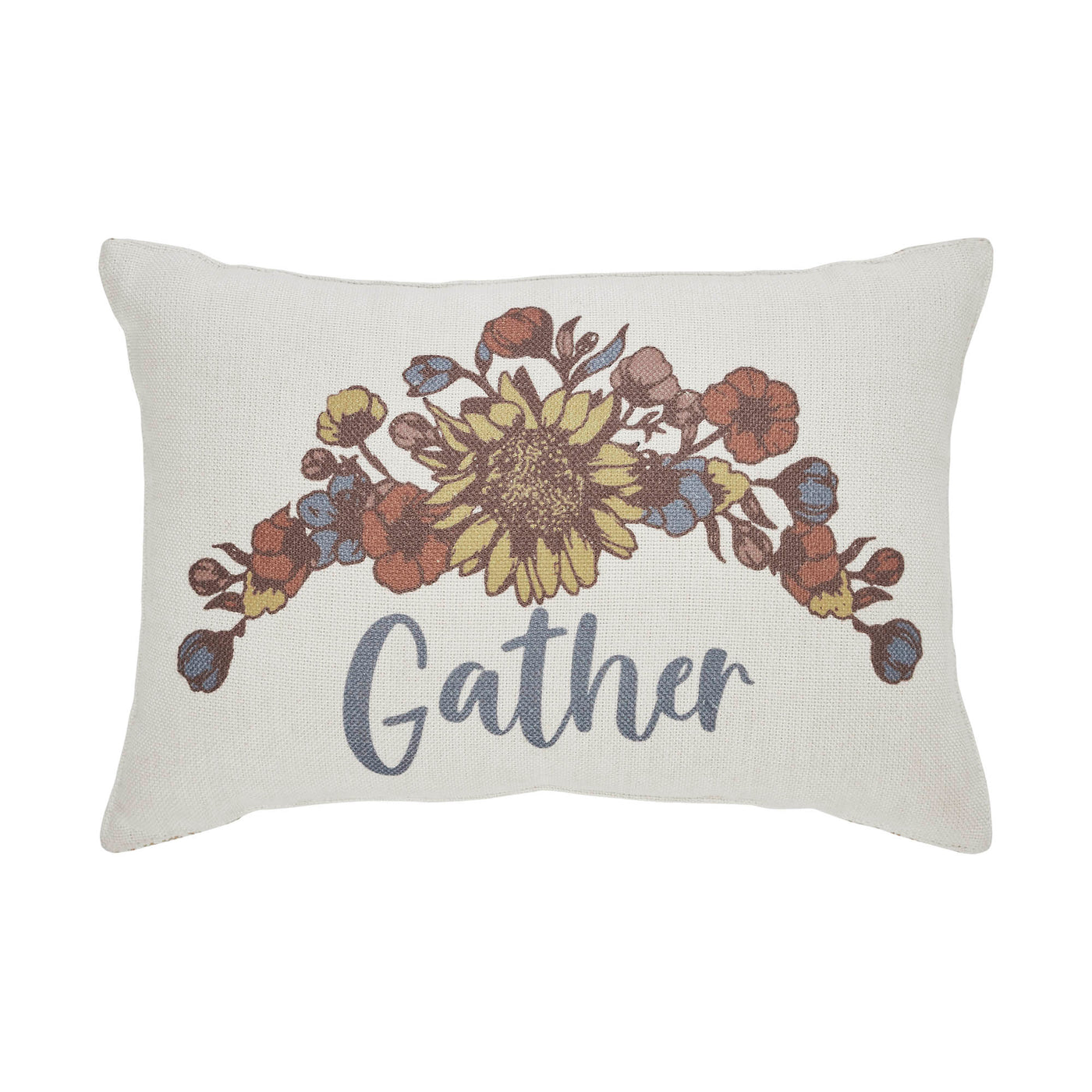 Bountifall Floral Gather 14" Fall Pillow