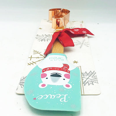 💙 Polar Bear Spatula and Cookie Cutter Gift Set