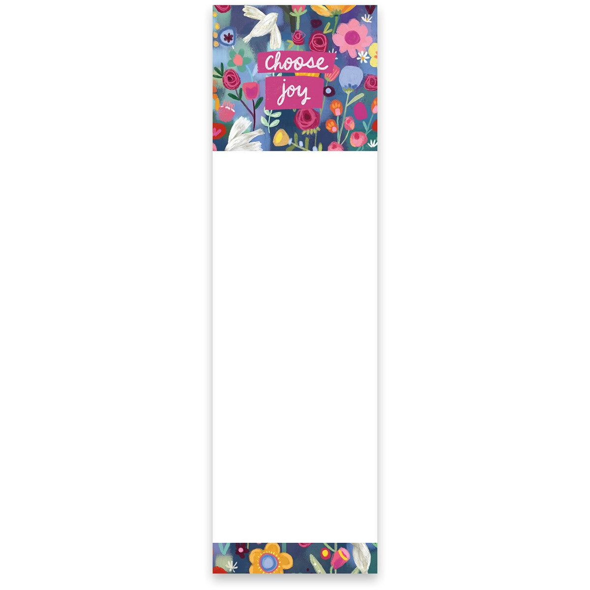 Choose Joy Floral Magnetic List Pad