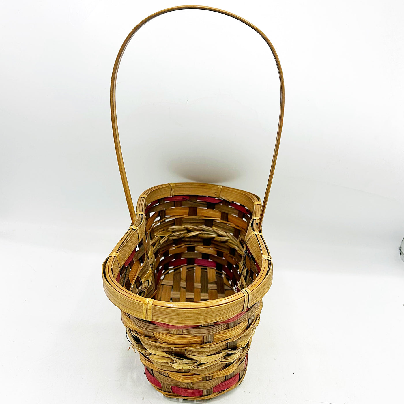 ⚡LABOR DAY WEEKEND Double Section Wicker Basket with Handle