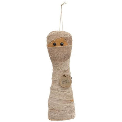 DAY 30 🎃 31 DAYS OF SPOOKYWEEN Primitive Boo Mummy Hanger