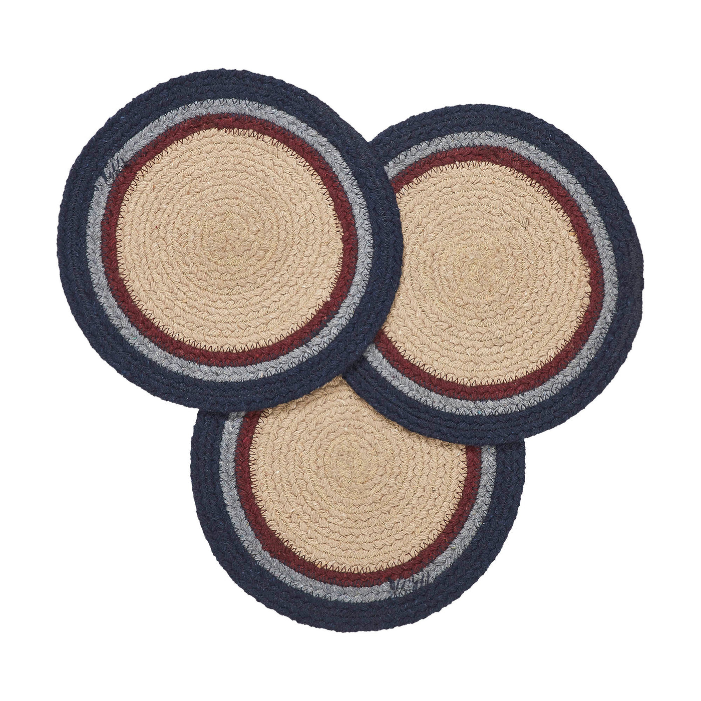 Set of 3 Americana Stencil Stars 8" Trivet