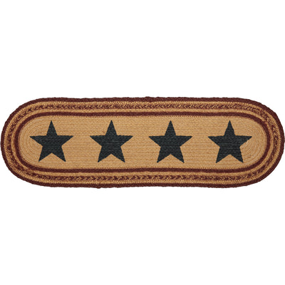 Potomac Jute Stencil Stars 8.5" Oval Star Tread